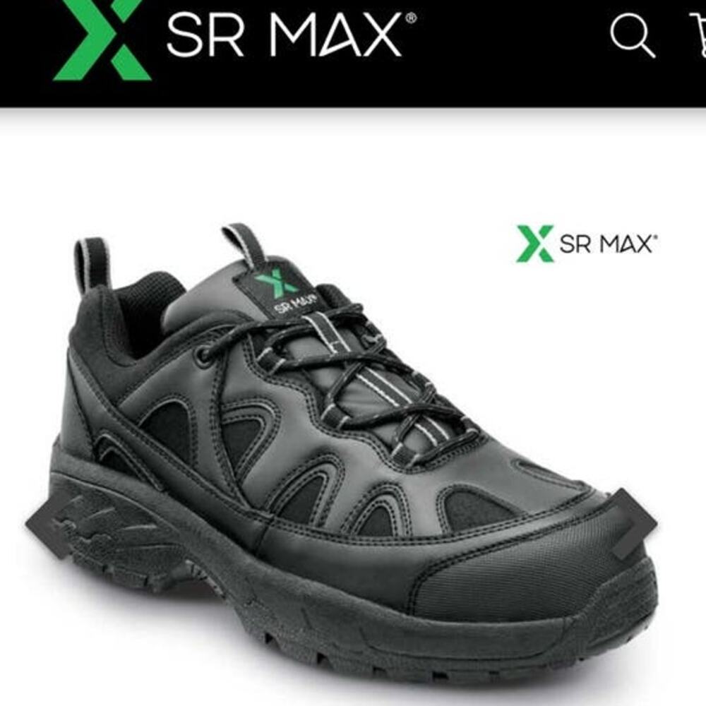 SR MAX STEEL TOE SLIP RESISTANT MENS WORK SHOES 10.5 EW WIDE  SRM4400